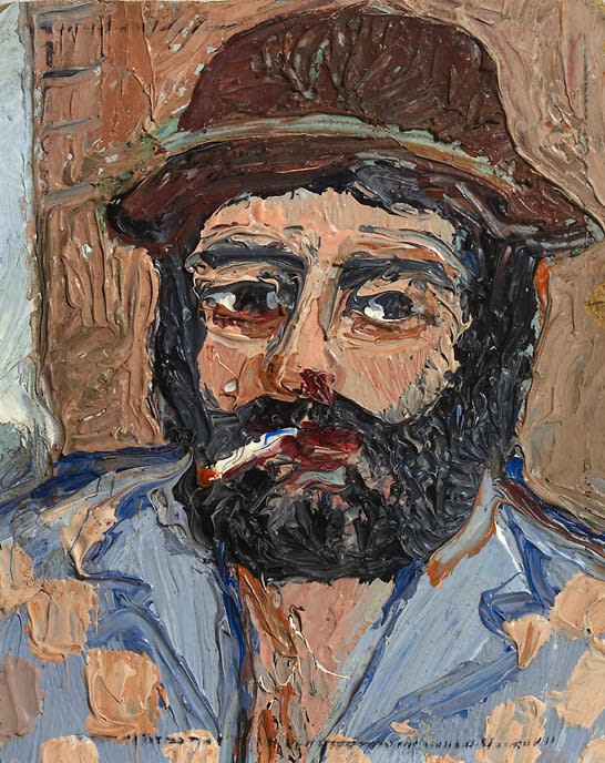 Fred Yates, Self Portrait, c1978