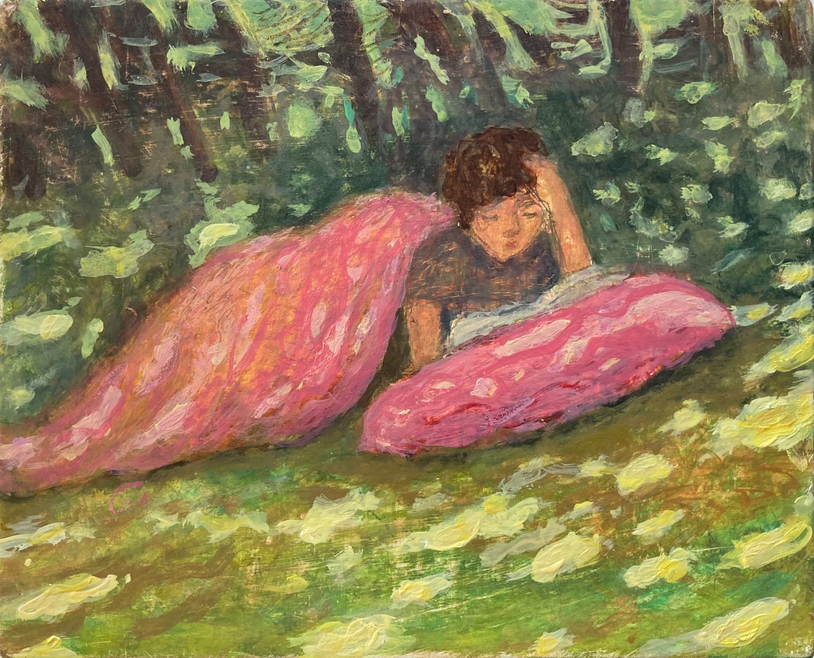 Heidrun Rathgeb, Outdoor Reading, 2021