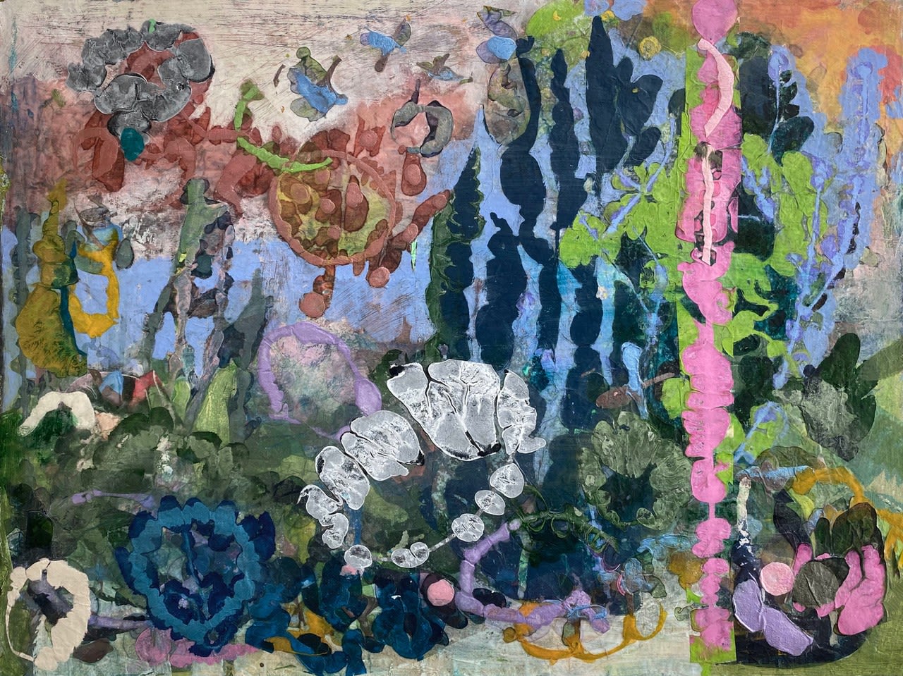 Frances Ryan, Fireweed and Meadowsweet, 2022