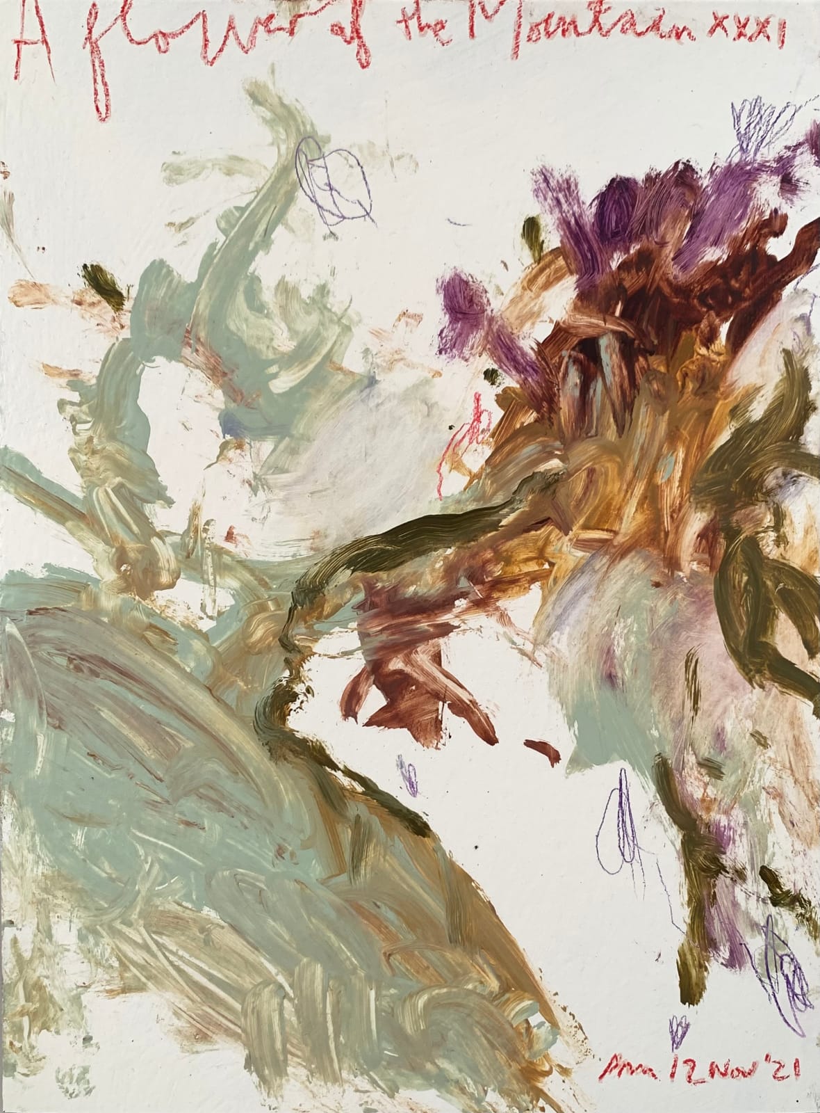 Philip Maltman, A Flower of the Mountain XXXI, 2022