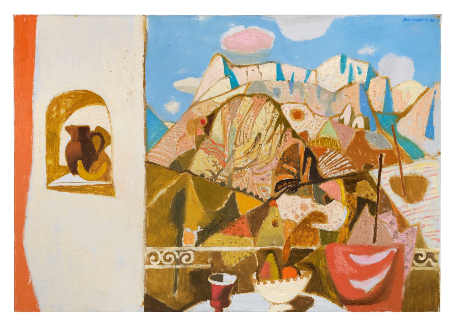 Leon Morrocco, Arrangement of Mountain and Still Life, 2025