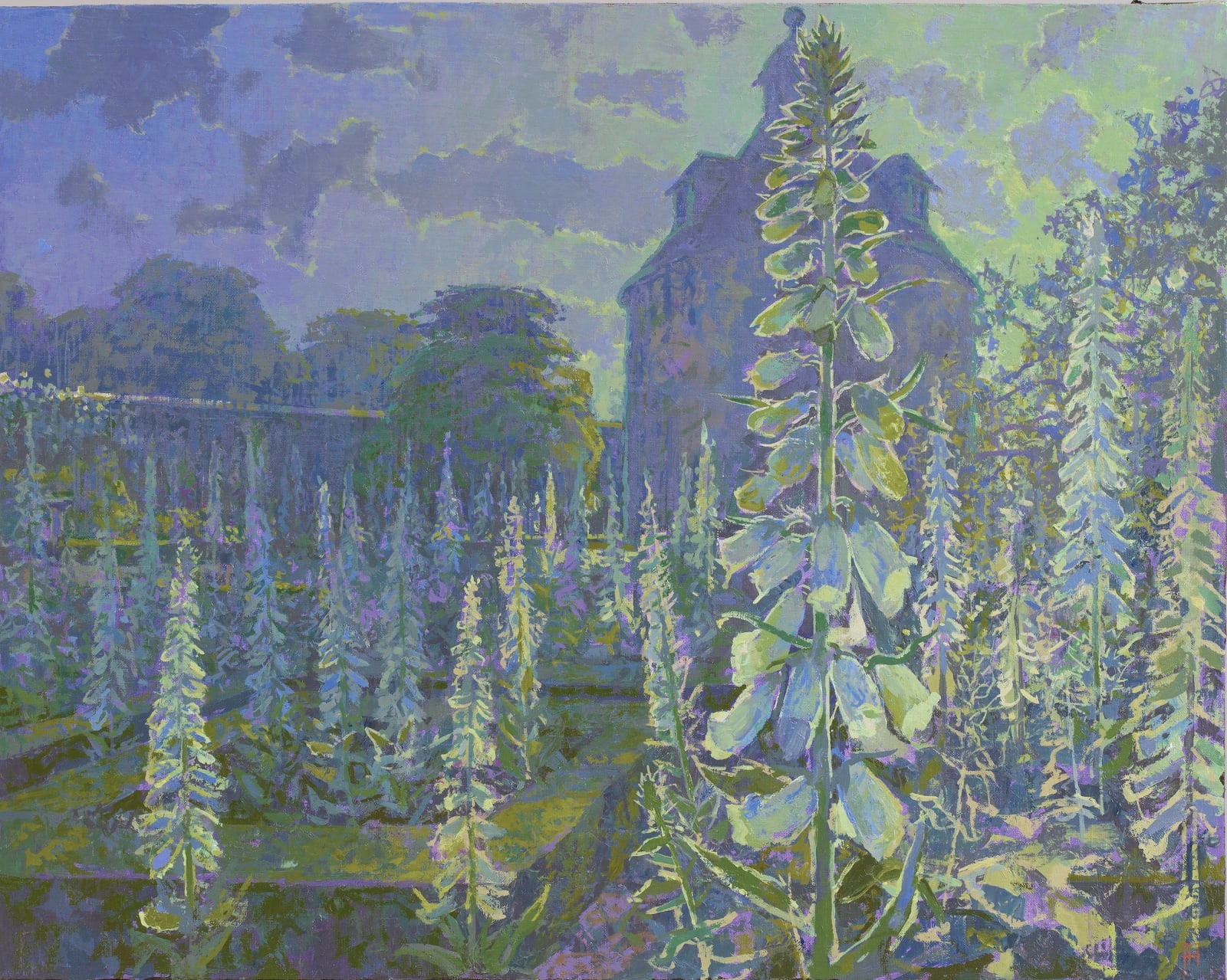 Francis Hamel, 19. Foxgloves in the Rose Garden