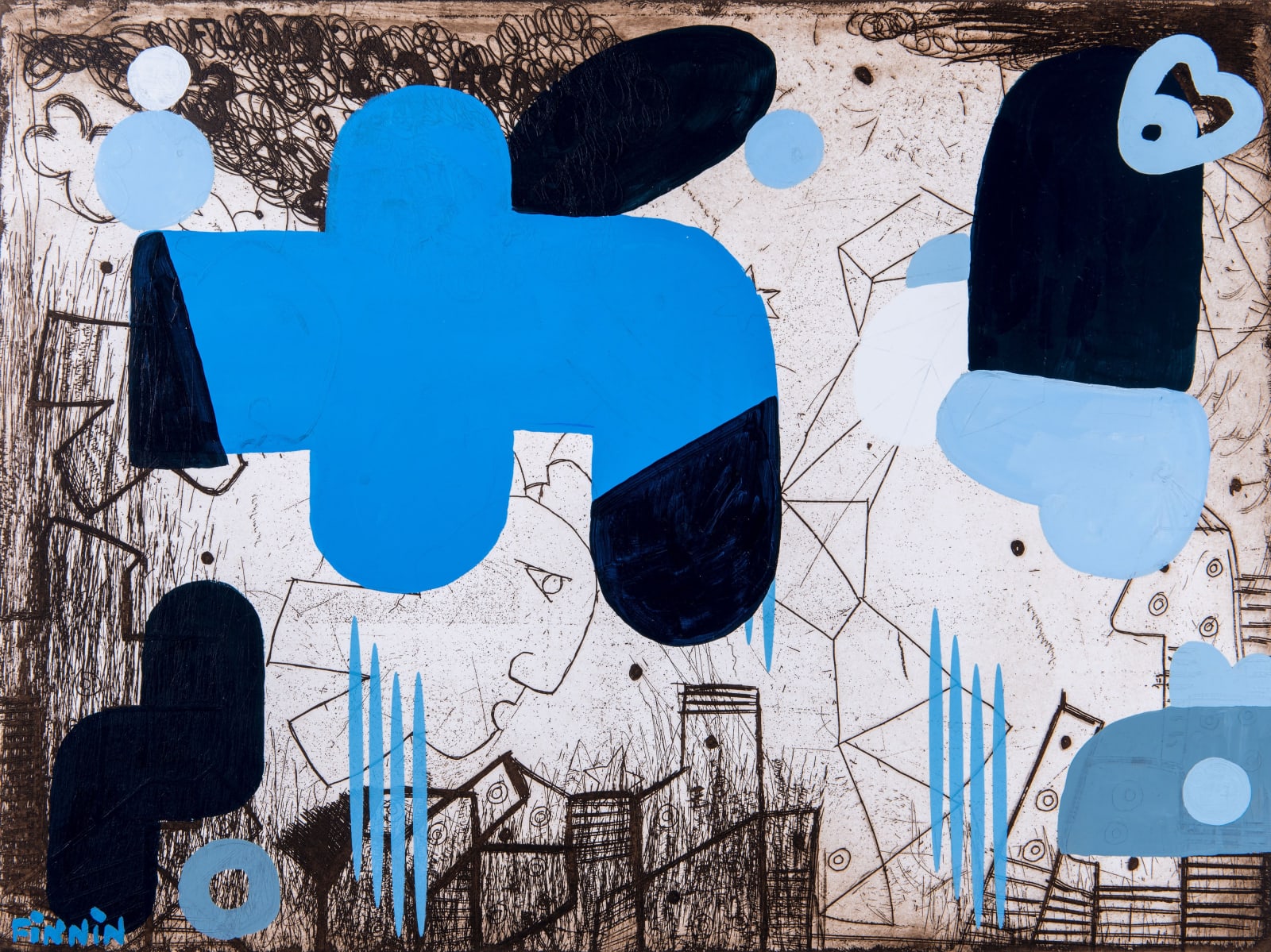 Martin Finnin, The Prints of Darkness 1, 2018