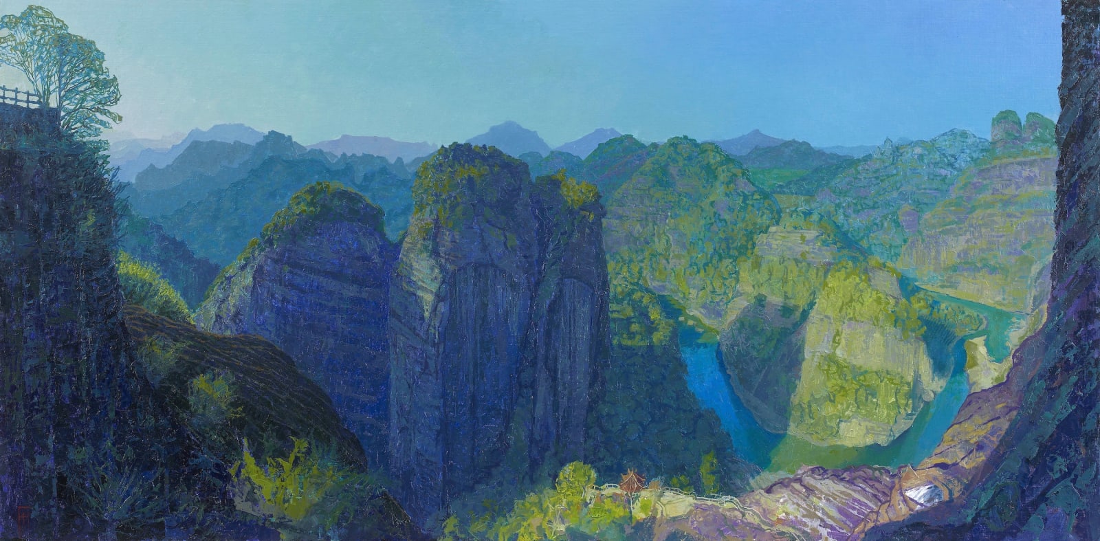 Francis Hamel, Wuyi Mountain, Wuyishan. View of The Nine Bend River. (Fujian), 2019 - 2020