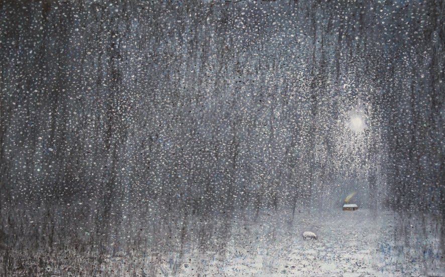 Richard Cartwright, The Shepherd's Cottage, Winter Closing In