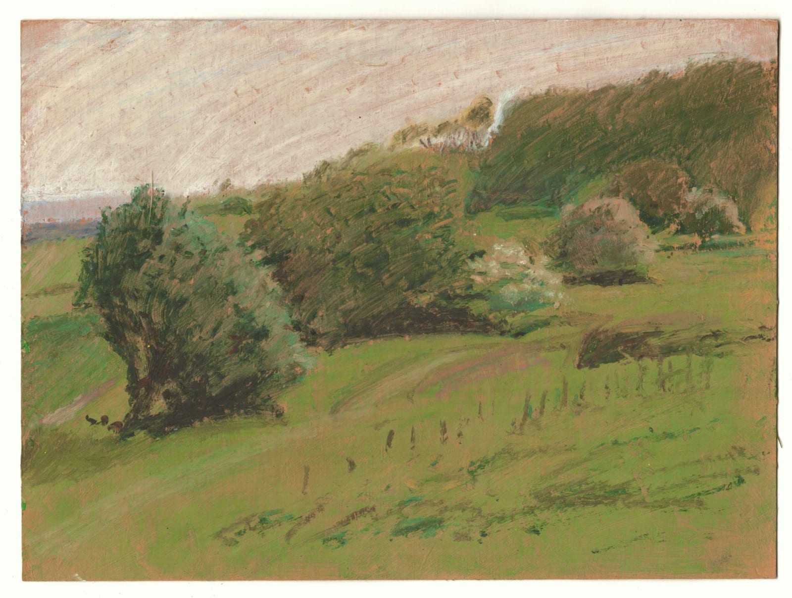 Greg Becker, Trees near Cissbury, 2023