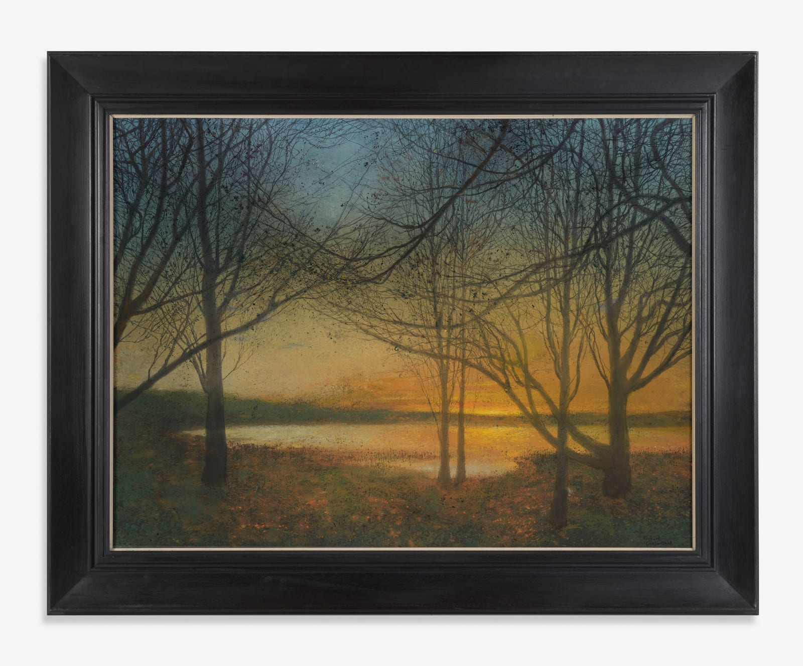 Richard Cartwright, Sundown over Chew Valley Lake, 2024