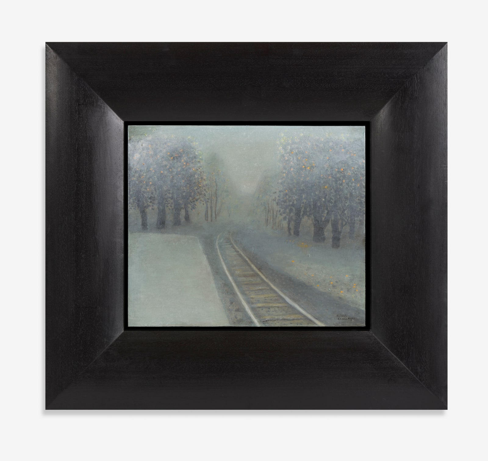 Richard Cartwright, Waiting for a Train in the Autumn , 2024