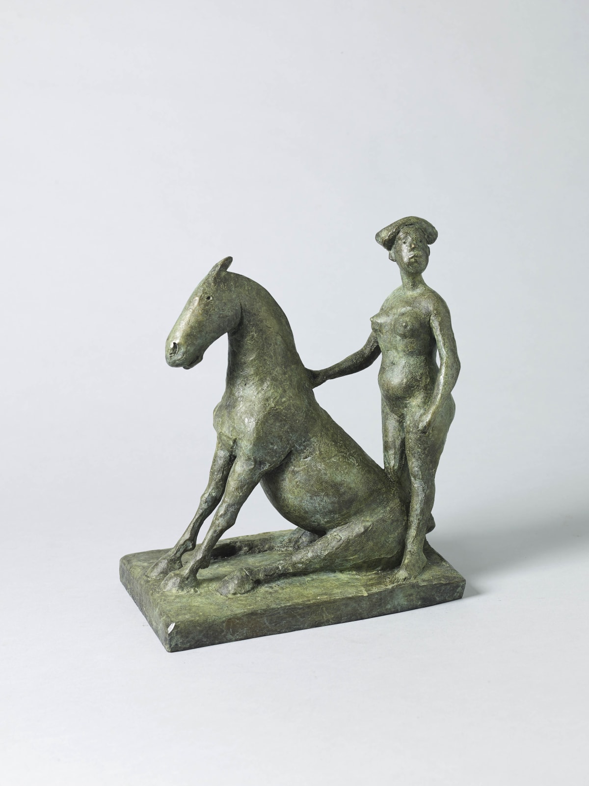 Olivia Musgrave, Amazon with Seated Horse, 2019