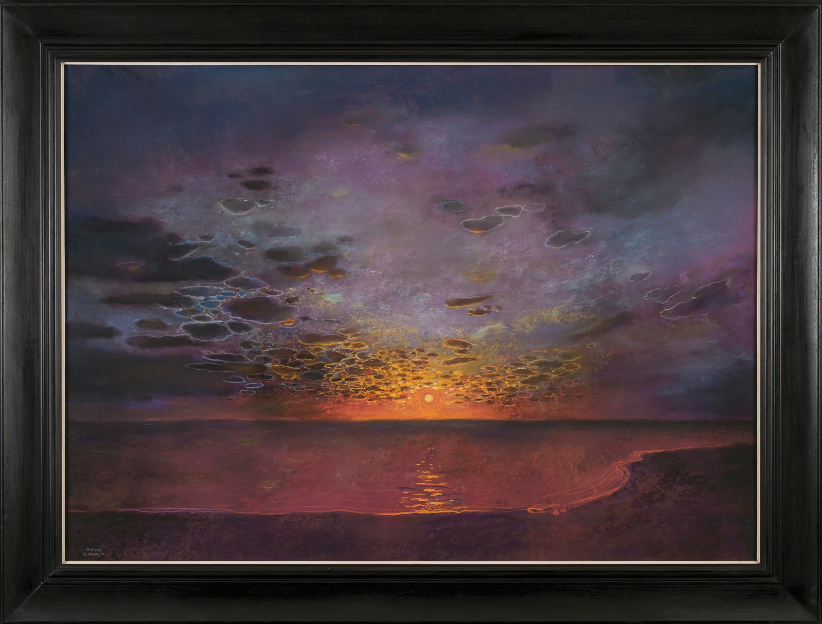 Richard Cartwright, Sunset Over the Bristol Channel, 2022