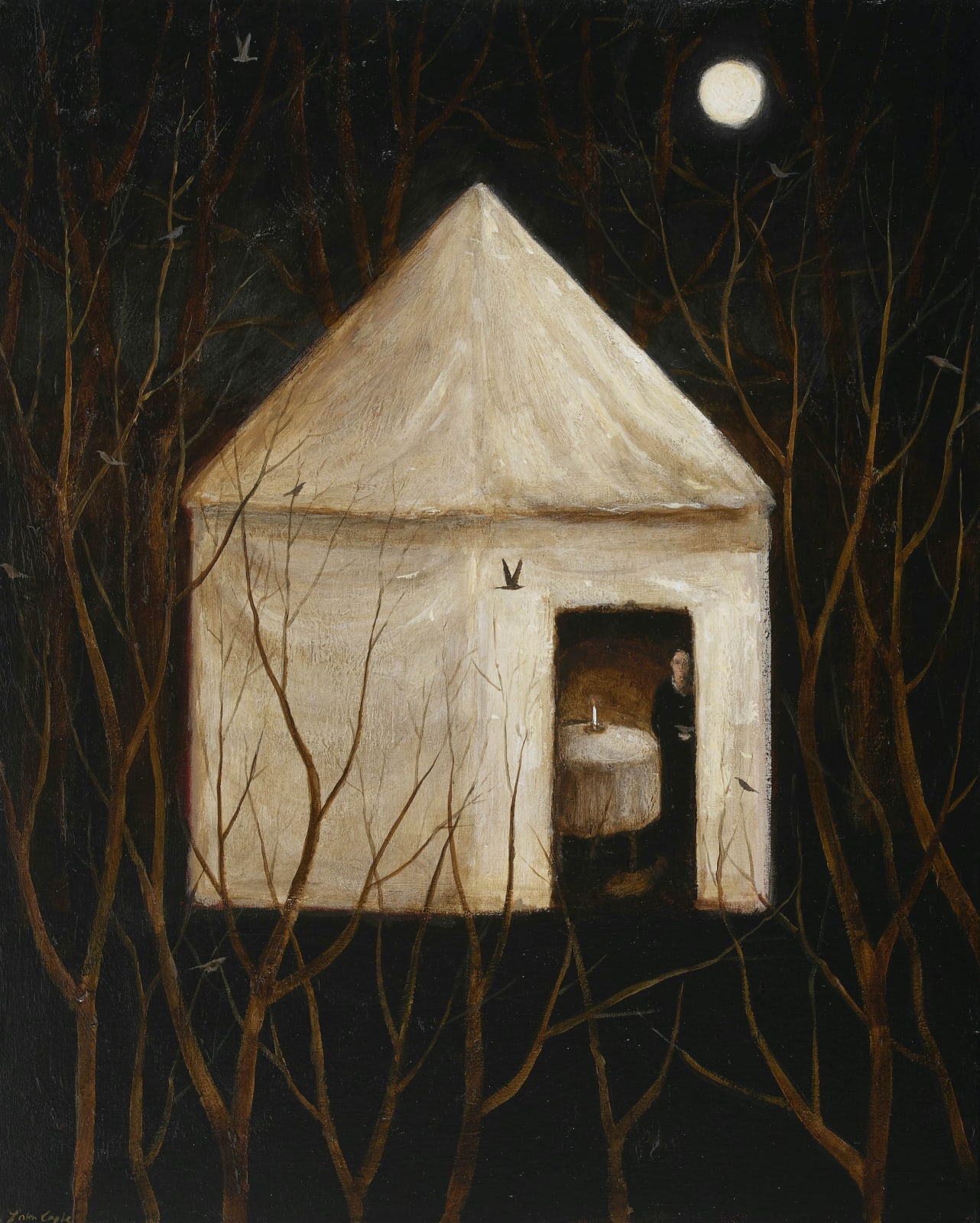 John Caple, The Wilderness has a mysterious tongue, 2021