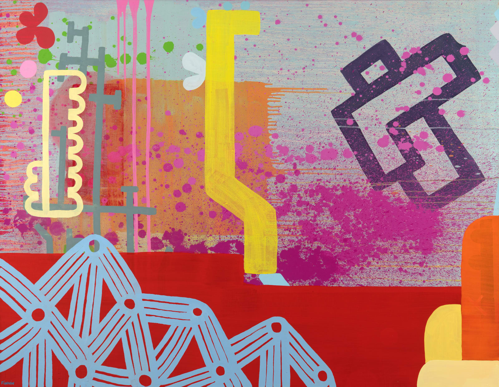 Martin Finnin, Two Dolphins Laughing at an Uncouth Song, 2020