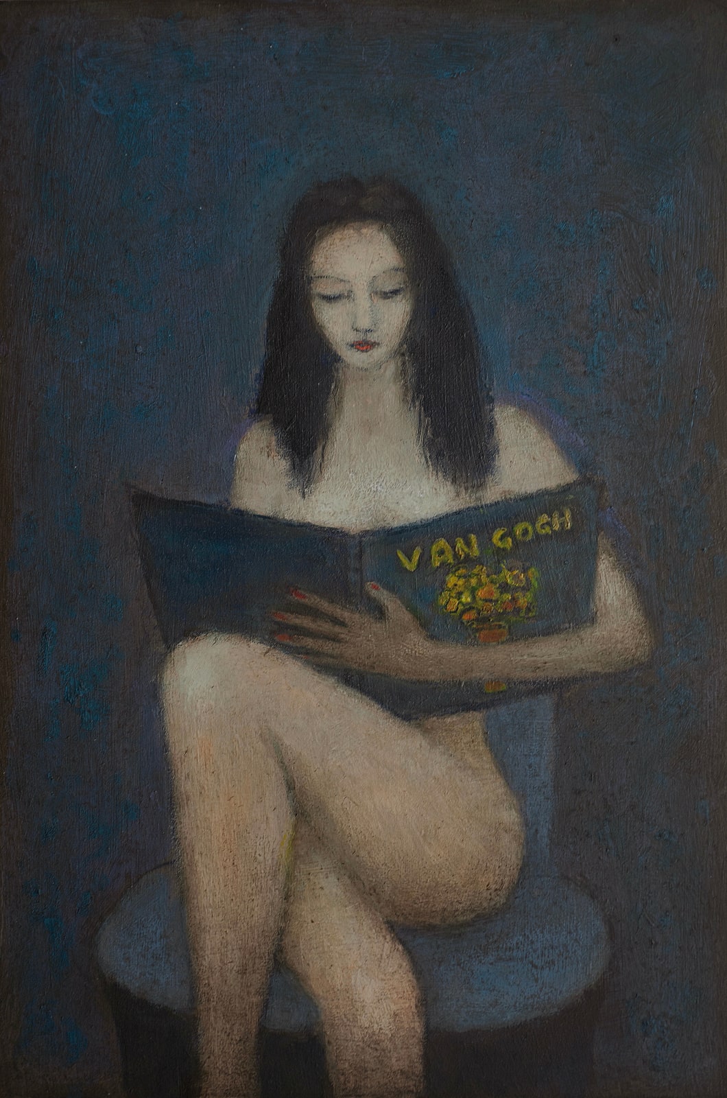 Richard Cartwright, Margo Studying Art, 2024