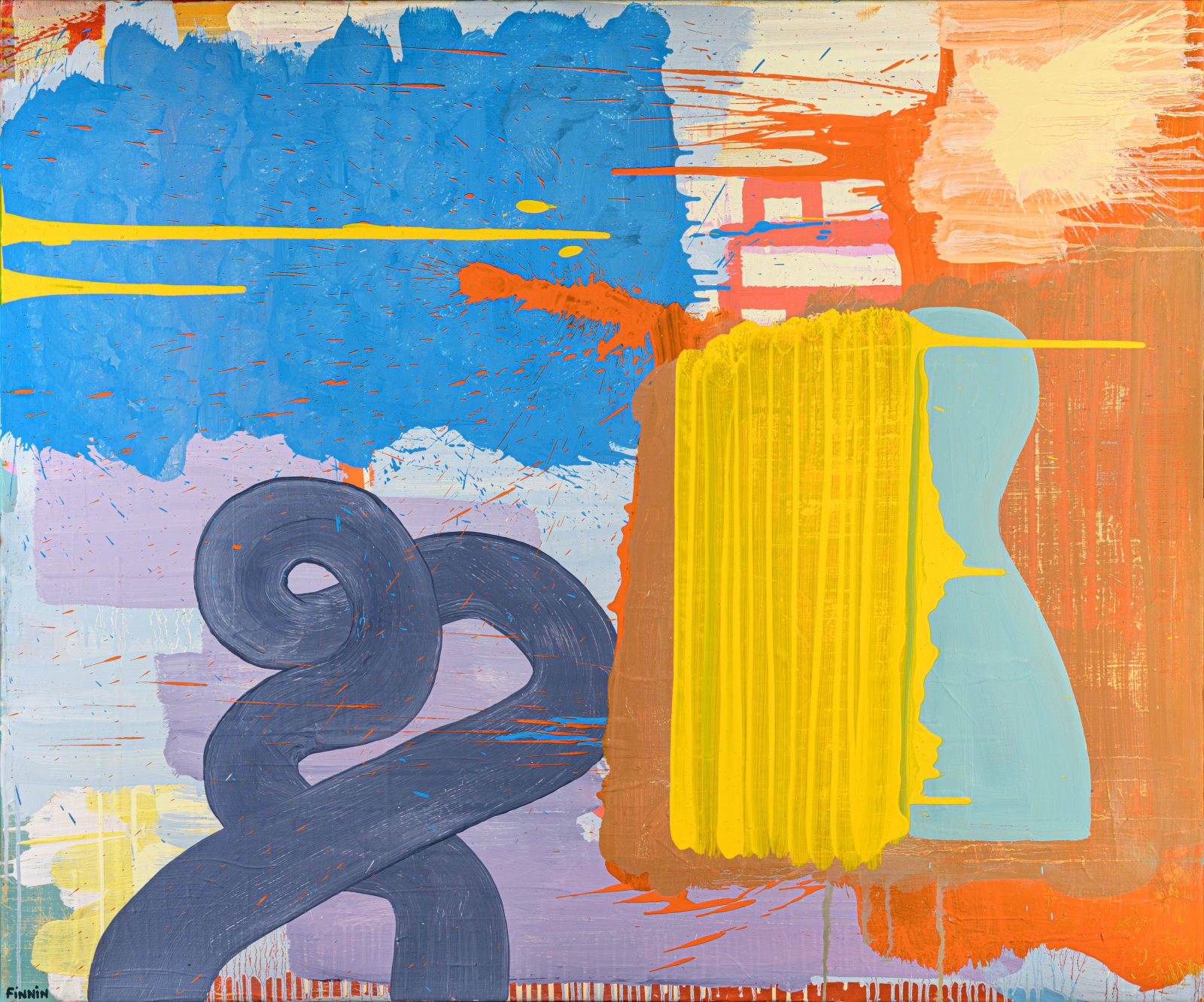 Martin Finnin, Whirlwind Along Beach, Italy, 2023