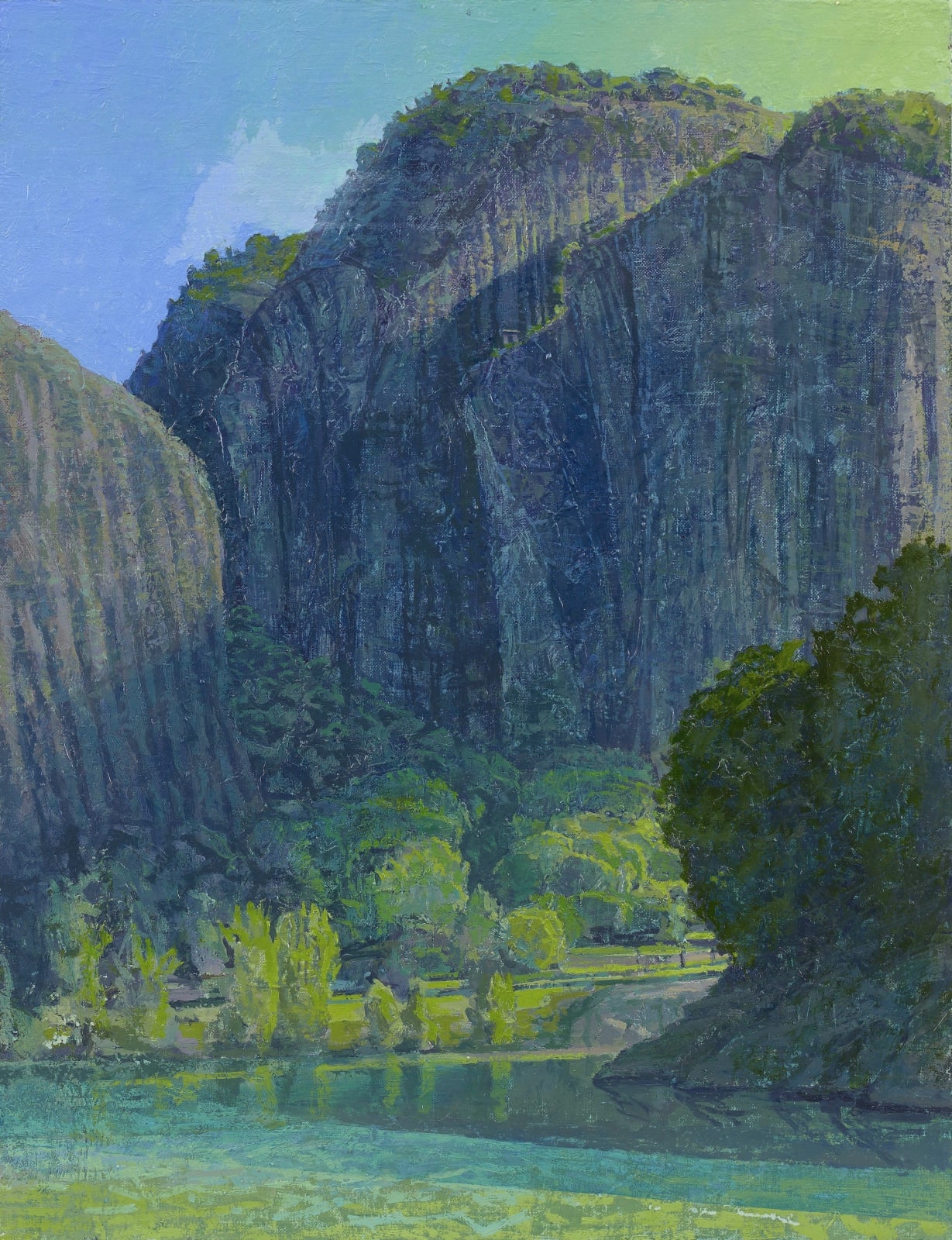 Francis Hamel, The Nine Bend River (Jiuqu Xi) below Wuyi Mountain, 2020
