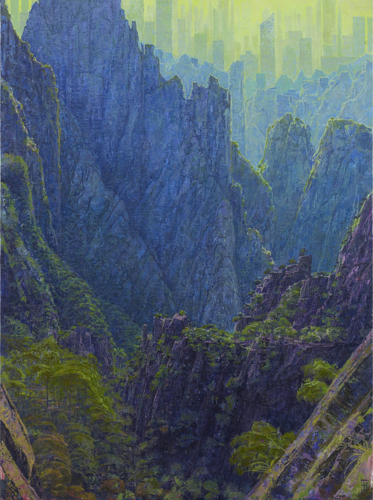 Francis Hamel, 43. The Yellow Mountain and the Yellow City, Huangshan, 2020