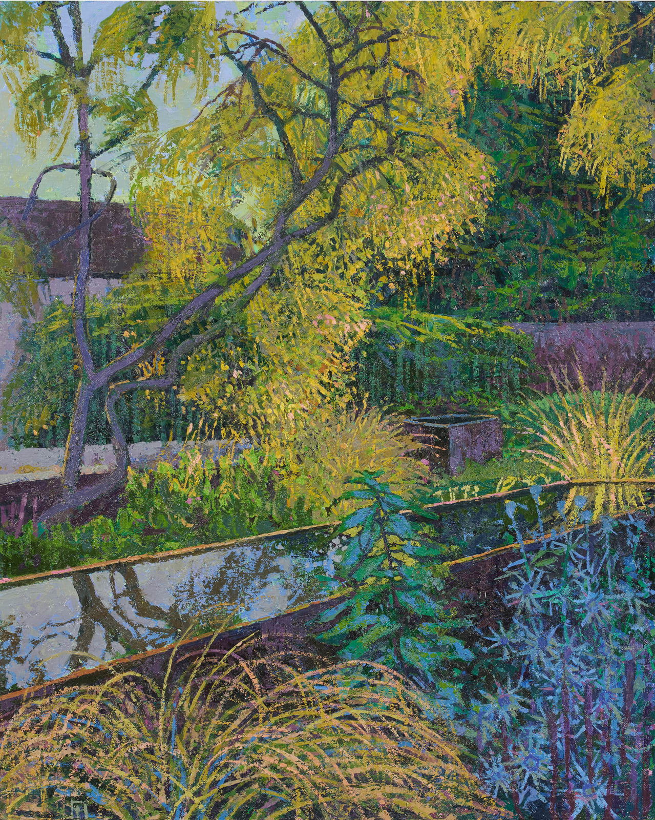 Francis Hamel, 89. The Courtyard Garden at Serge Hill, 2023