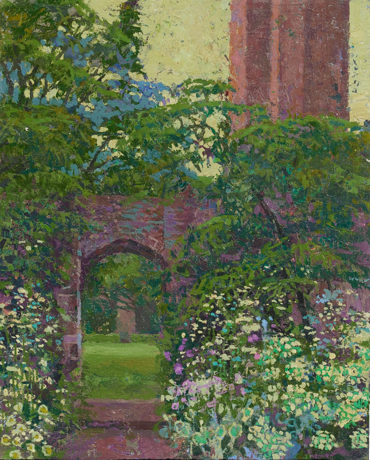 Francis Hamel, 80. Sissinghurst - White Garden Study, 2023