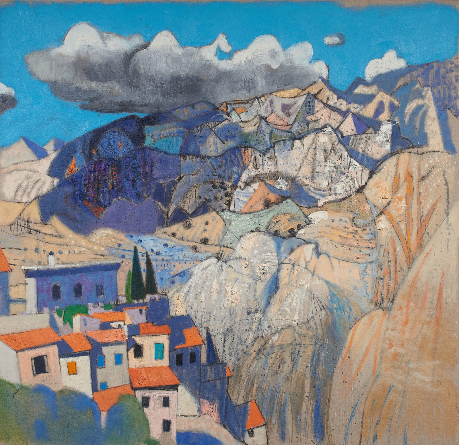 Leon Morrocco, Cloud and Shadow near Cipières, Alpes-Maritimes, 2021