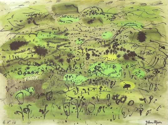 John Piper, Connemara Landscape, 1966