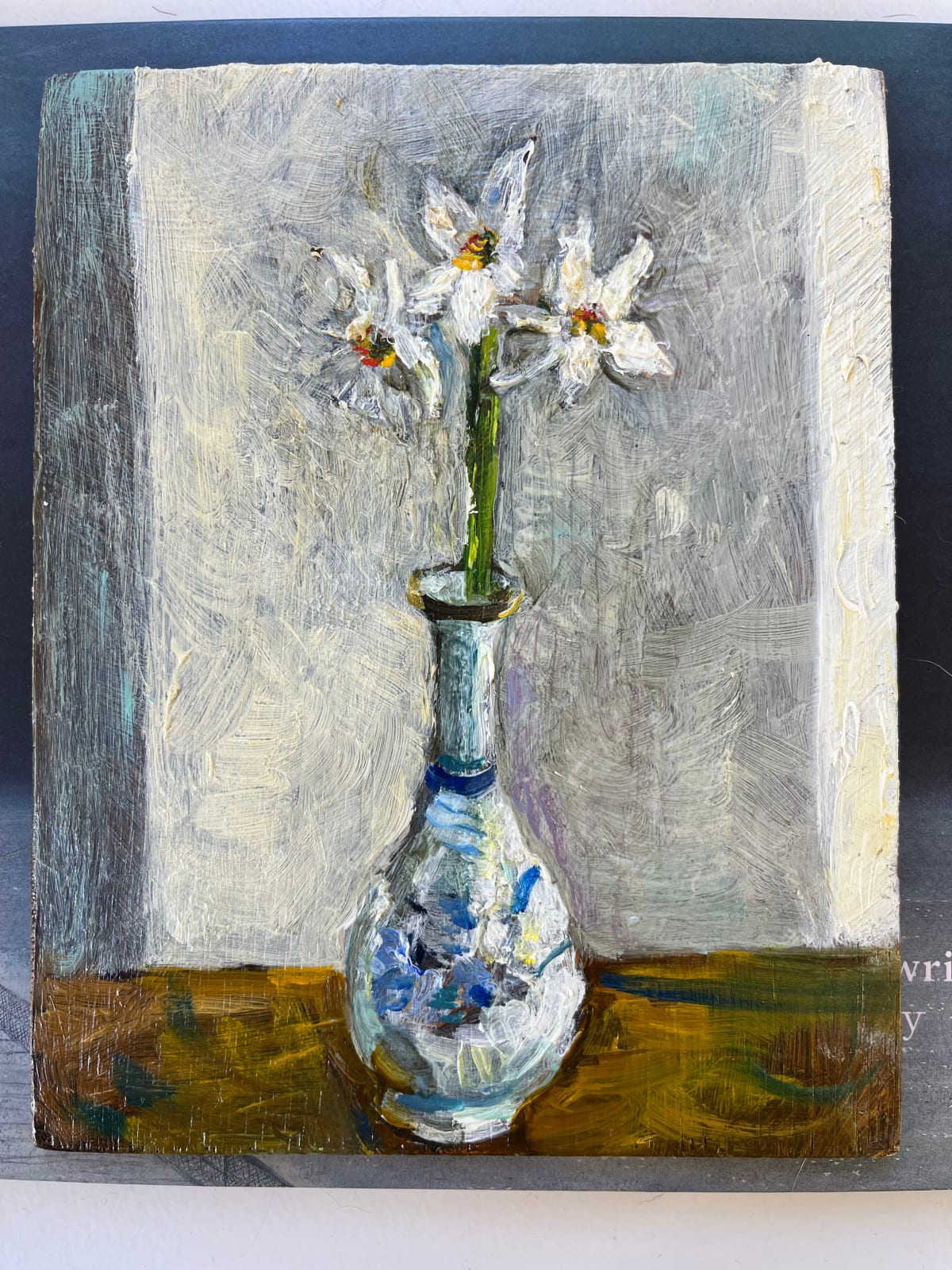 Melita Denaro, Paddy enjoying the cool, clear breeze coming in and fluttering her ears, April (cat. 12), 2022