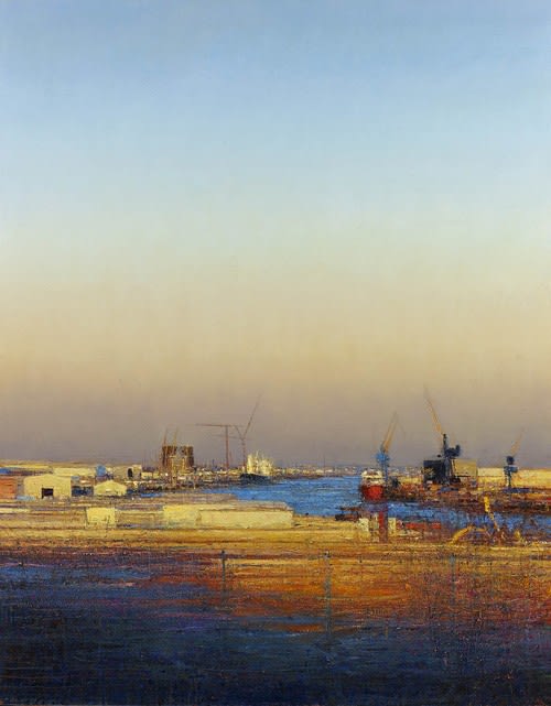 Andrew Gifford, The Tyne at Wallsend I, March 2014