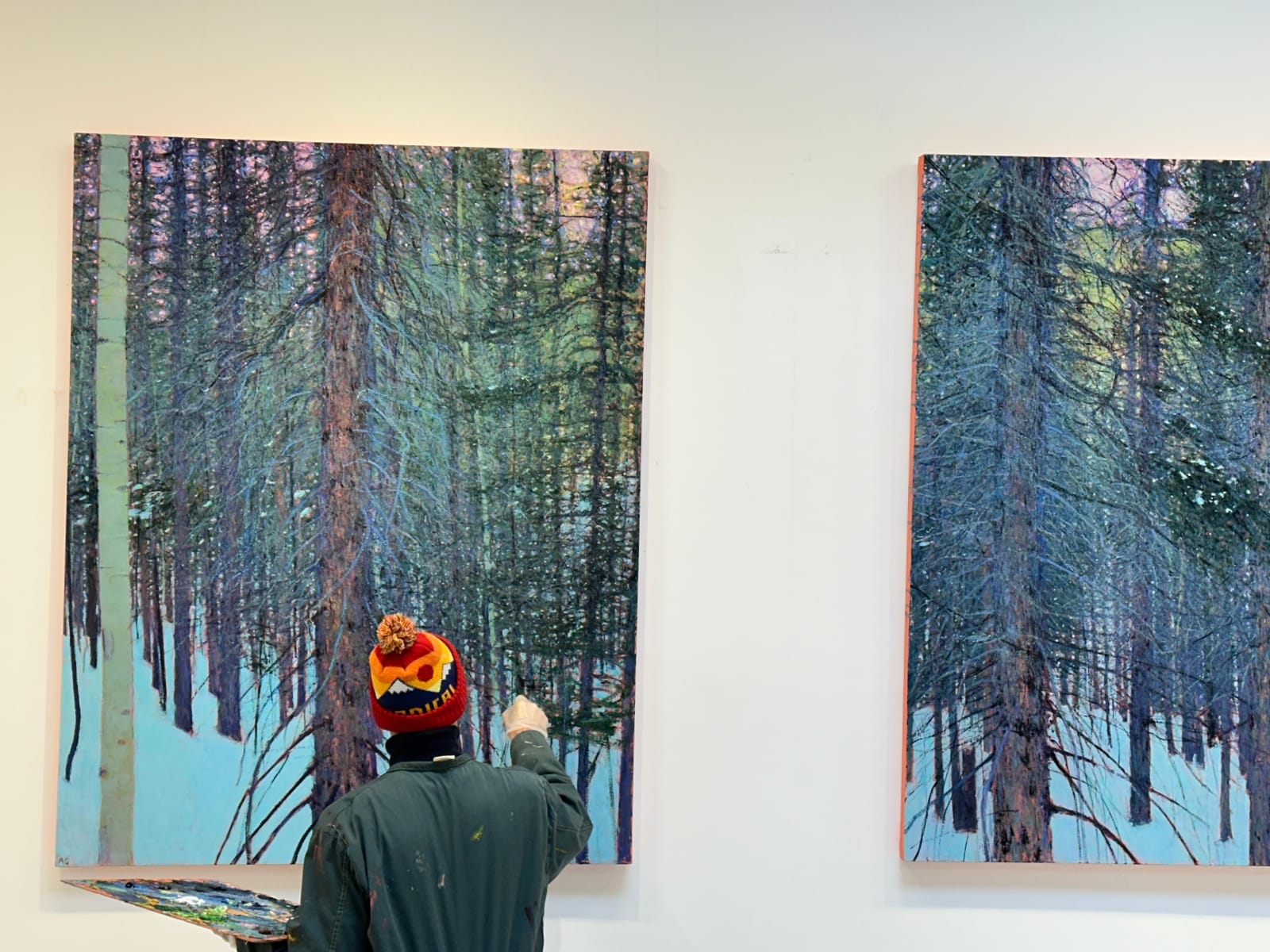 Andrew Gifford, Pine and Aspen in The Rockies, Colorado II, 2024