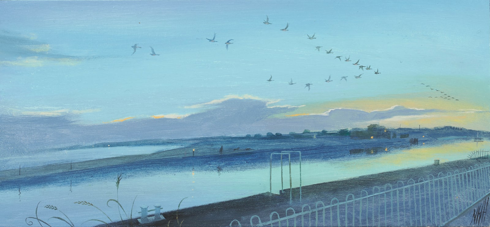 Nicholas Hely Hutchinson, 58 The Geese flew over Walberswick, 2023