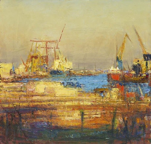Andrew Gifford, The Tyne at Wallsend, Study 1, 2014, 2014