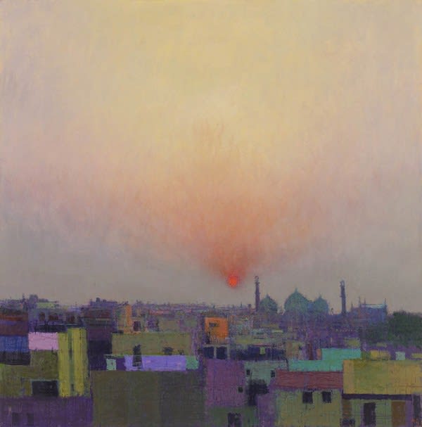Andrew Gifford, 2. Sunset over Jama Masjid, Delhi II, 2017