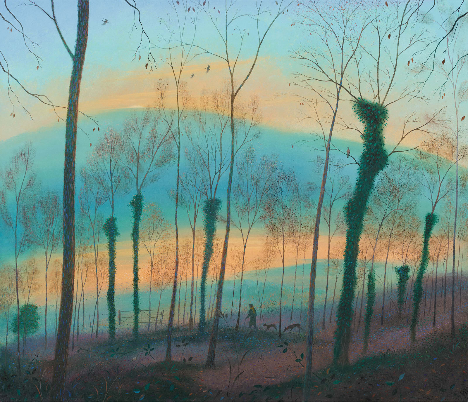 Nicholas Hely Hutchinson, 26 Walking Down to the Flooded River, 2023