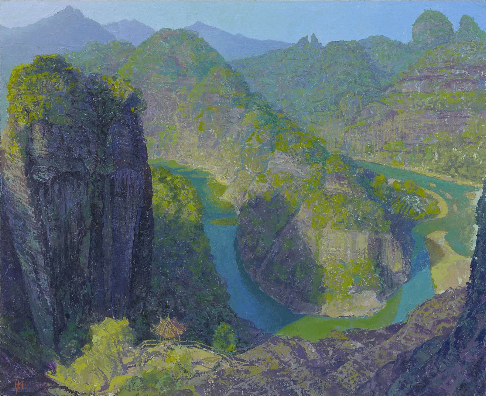 Francis Hamel, 19. Mountain Study (Wuyi Mountain, Wuyishan), 2019 - 2020
