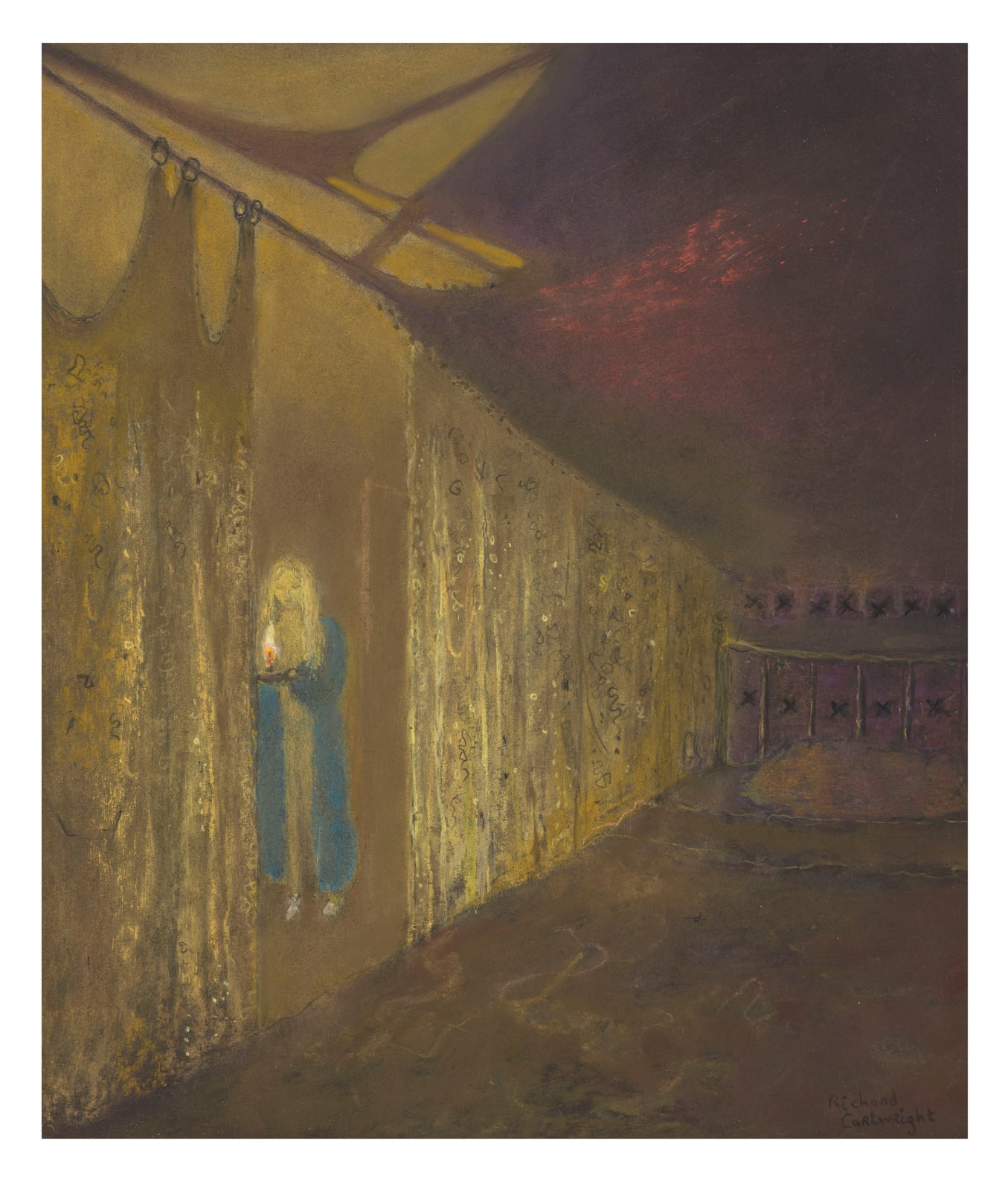 Richard Cartwright, The Candle (India Rose), 2024