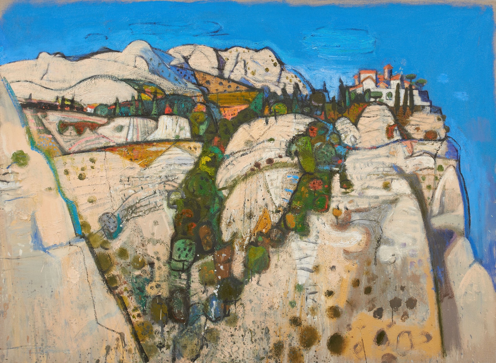 Leon Morrocco, Gourdon in October, Alpes-Maritimes, 2021