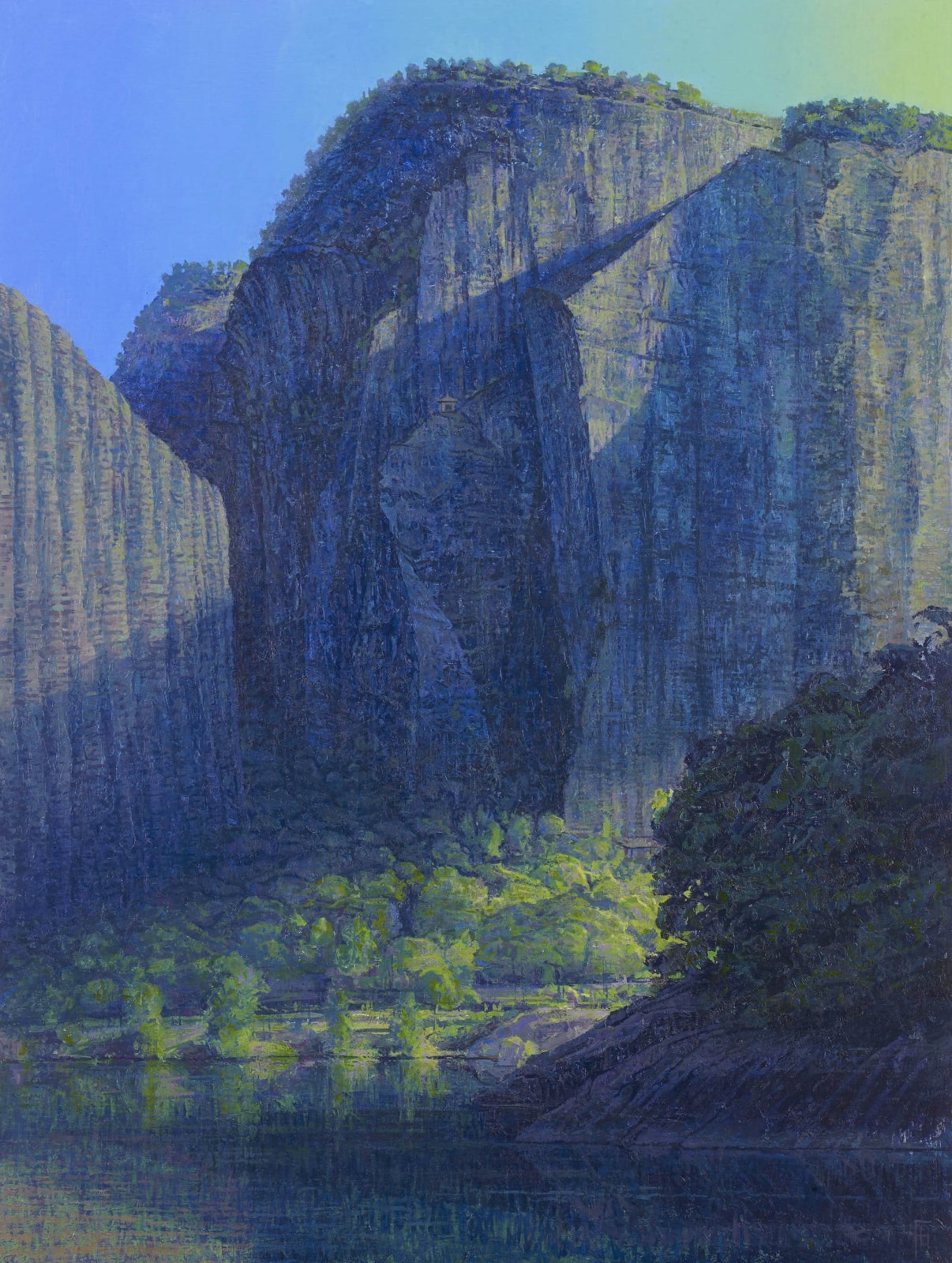 Francis Hamel, The Temple on the Cliffs, Wuyishan, 2020