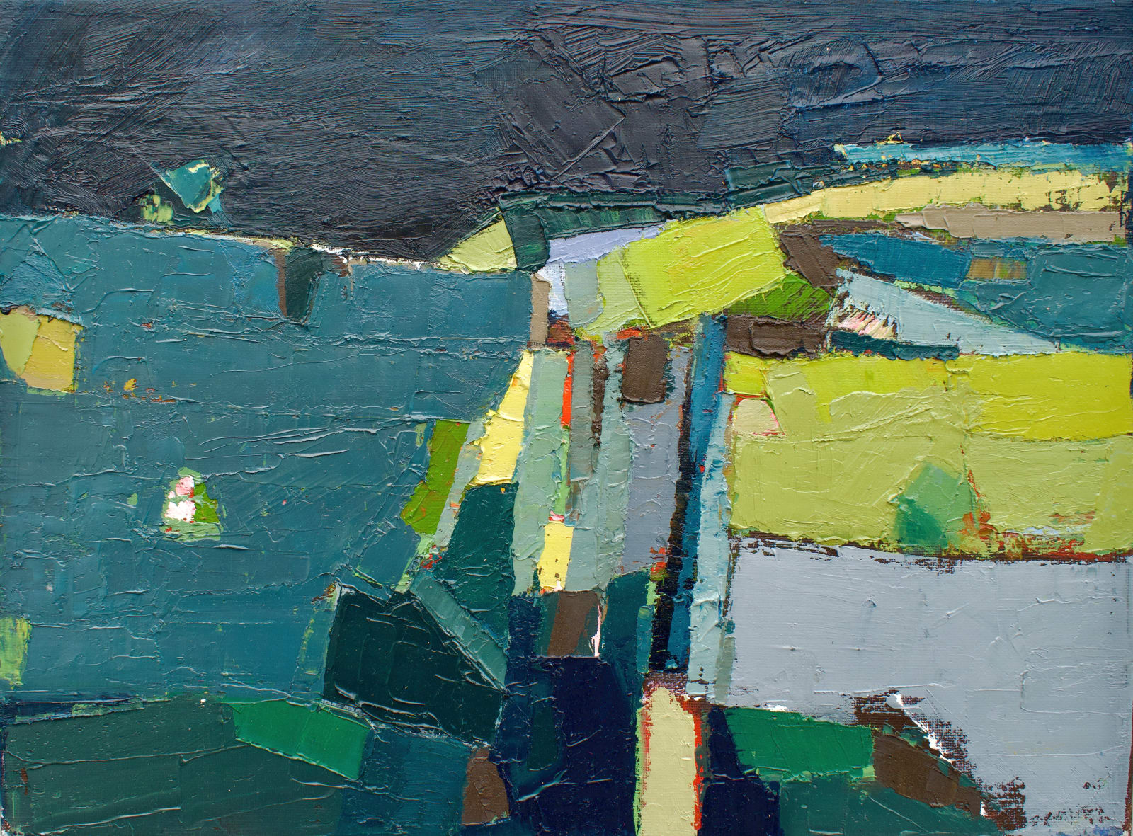 Vanessa Cuthbert RCA FRSA, Composition 280325 Under an Emerald Canopy