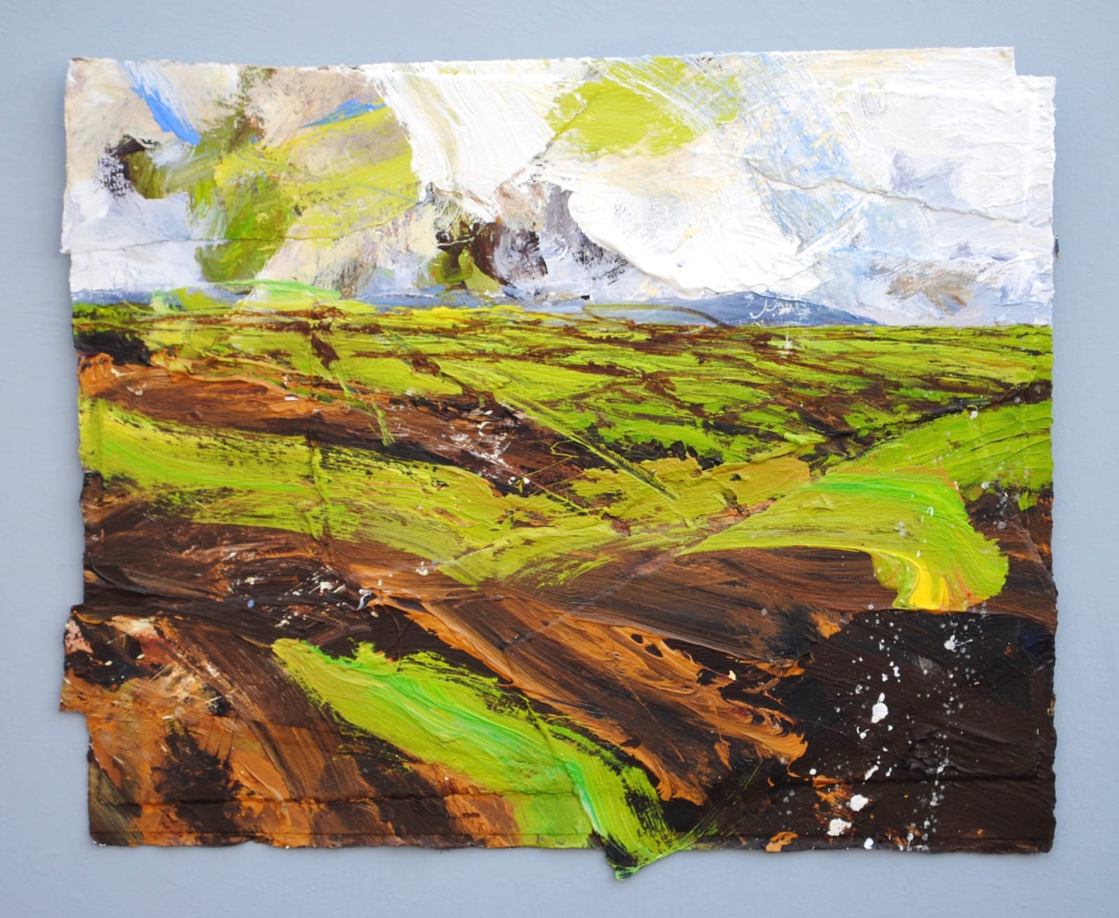 David Tress, Green Fields. To Dunkery Beacon, 2020