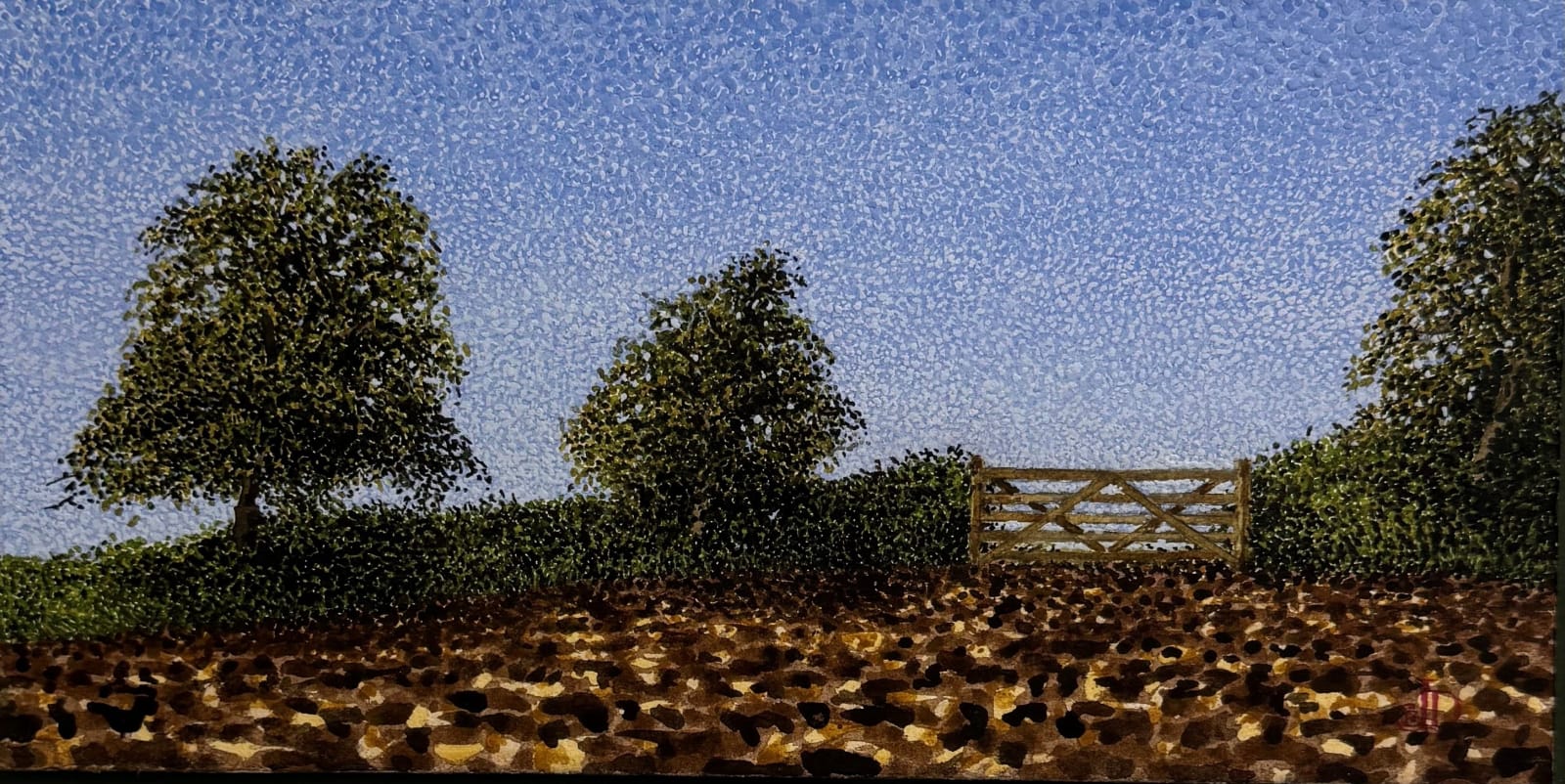 John Davies, Stony Field and Five Bar Gate, Cotswolds