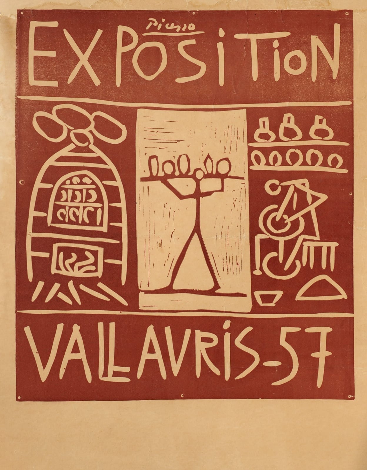 Original Artists' Posters, 43 Pablo Picasso, 'Exposition Vallauris - 1957', 1957