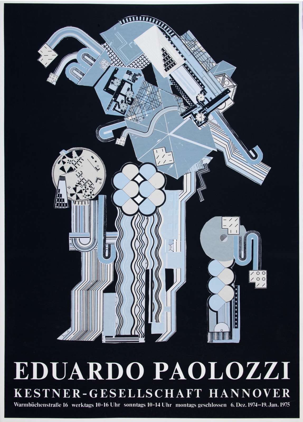 Original Artists' Posters, 23 Eduardo Paolozzi, 'Kestner-Gesellschaft, Hannover, 1974