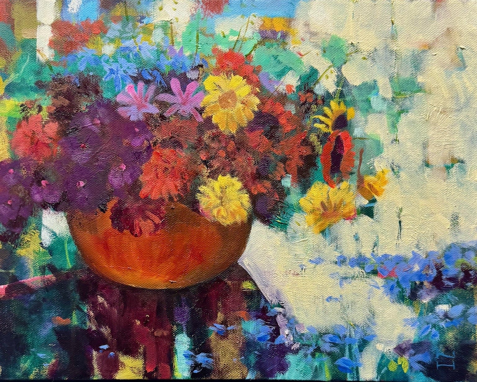 Nick Heap, Parfum d'ete (Summer Fragrance), After an Autochrome by Baron de Meyer