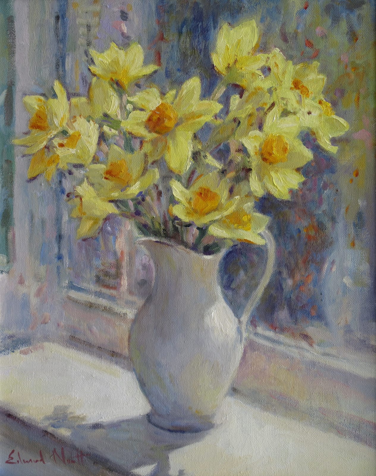 Edward Noott RBSA, Daffodils SOLD