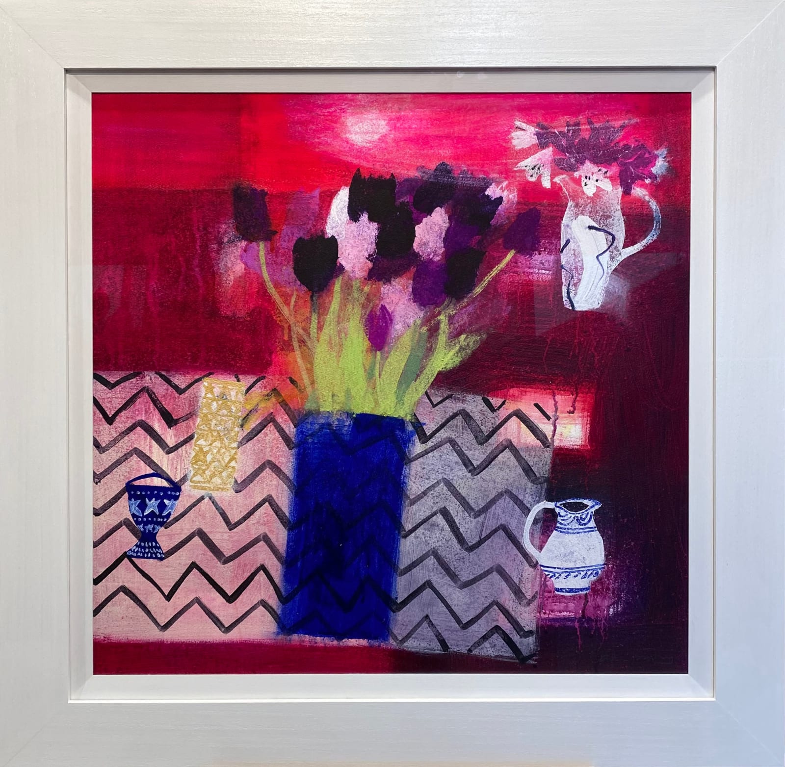 Caroline Bailey RSW, Tulips and Wolf Moon