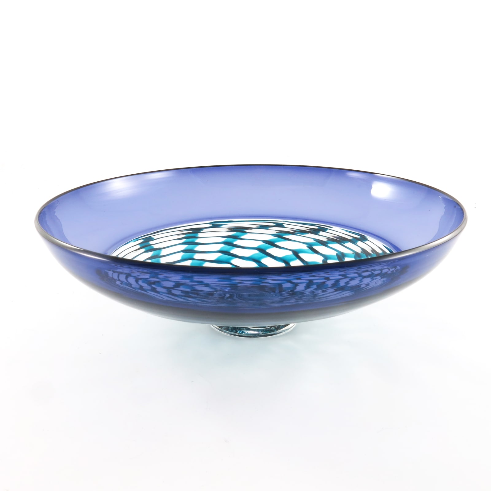 Bob Crooks, Open Lattice bowl - purple