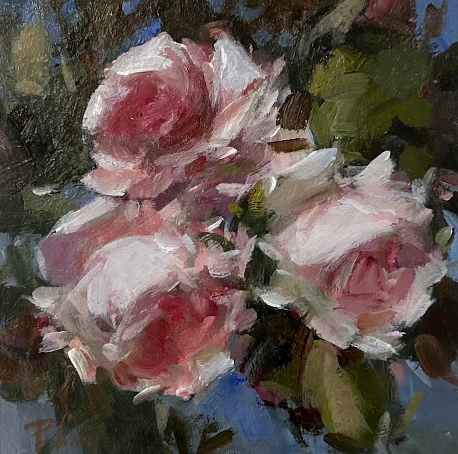 Parastoo Ganjei, Roses against blue
