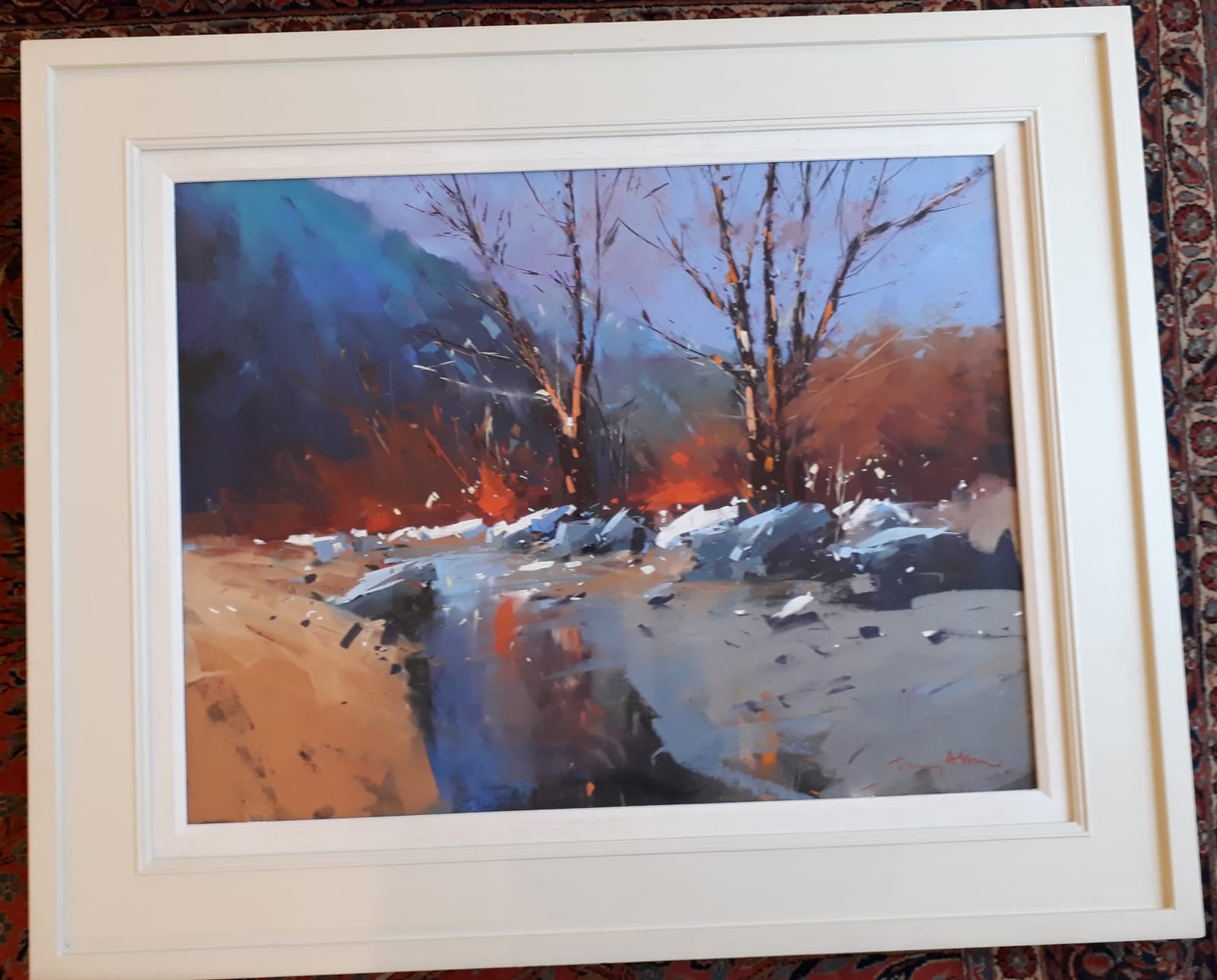 Tony Allain PS, PSA, MPANZ, Creek on River Earn