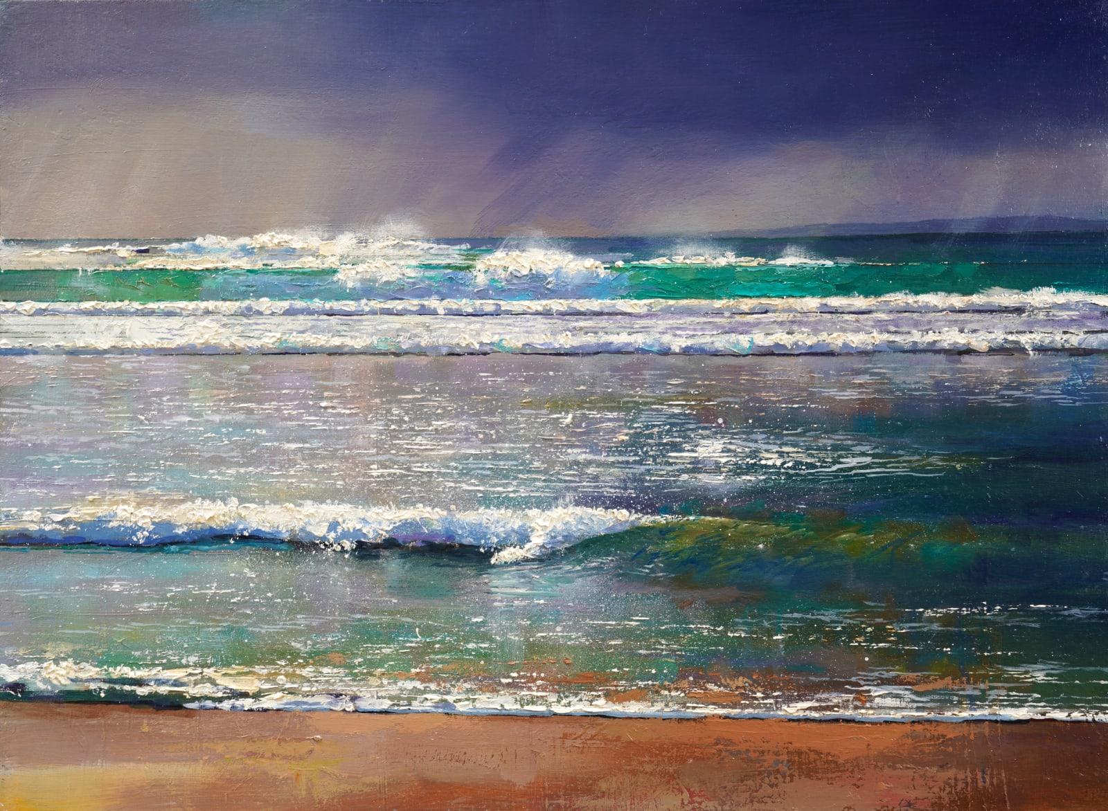 Alan Thompson, Sennen waves, Cornwall