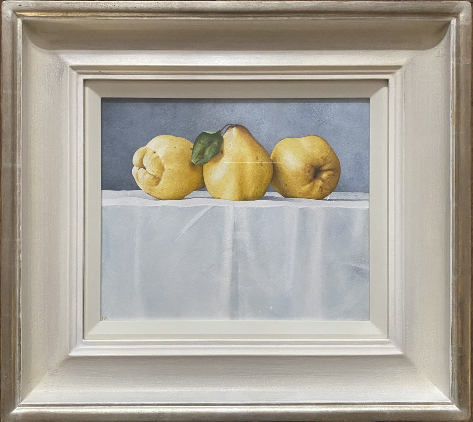 Nigel Ashcroft, Quinces on a White Cloth