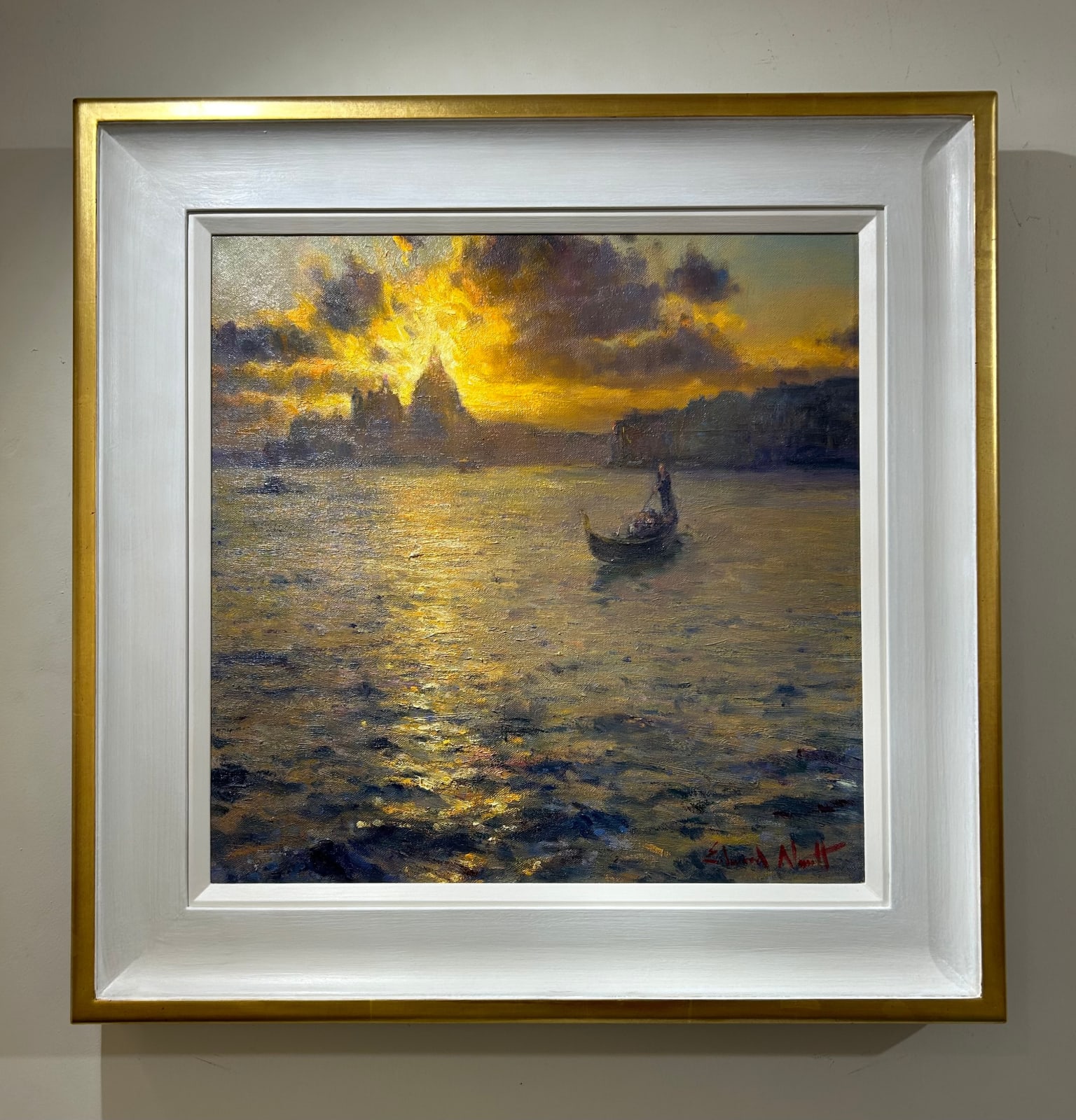 Edward Noott RBSA, Early evening, Venice