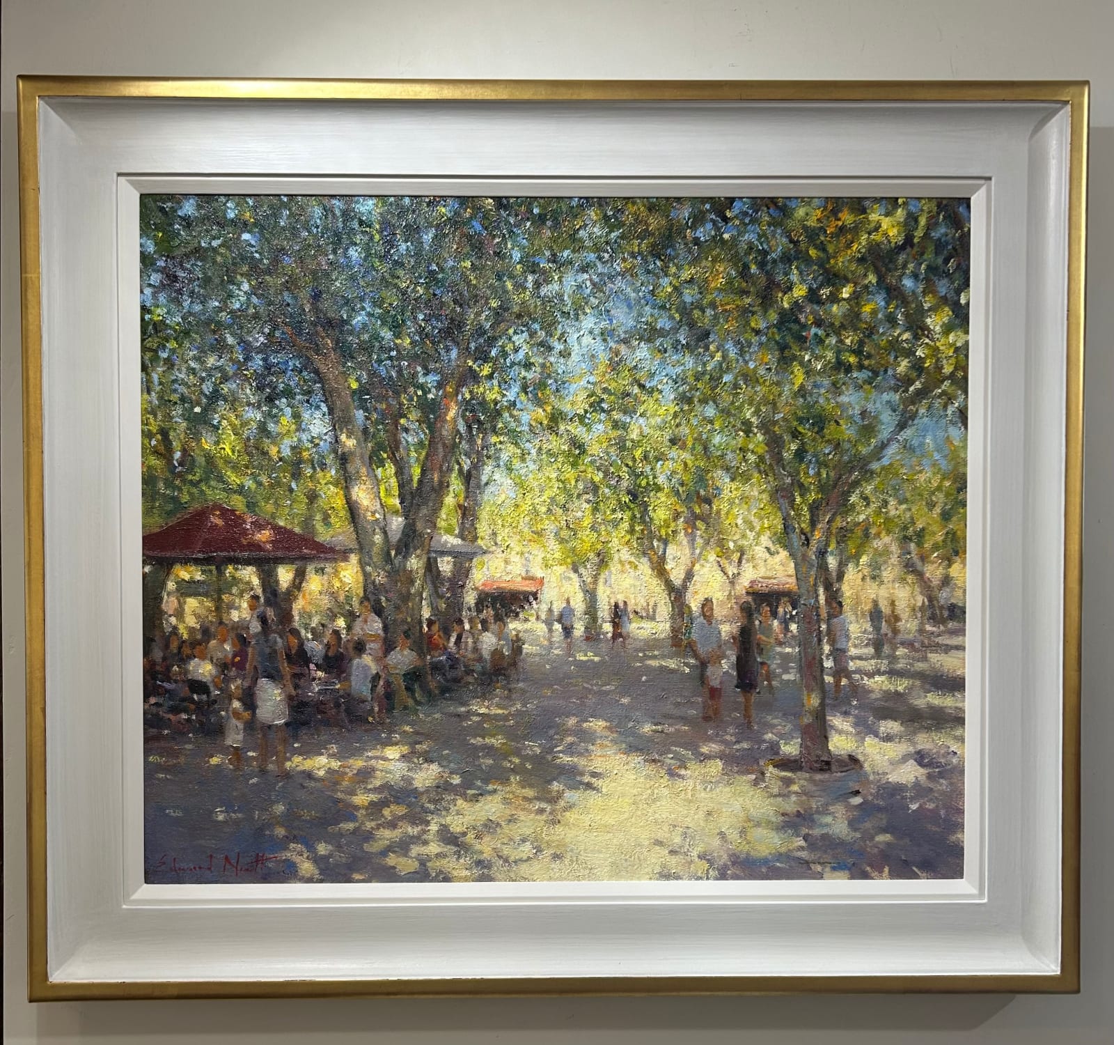 Edward Noott RBSA, Lunchtime, St Tropez